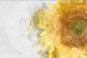  SUNFLOWER Decoupage Paper | MINT by Michelle |  Decoupage Paper for Furniture