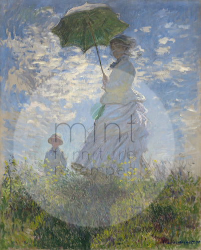 Lady with a Parasol - MINT Decoupage Paper for Furniture