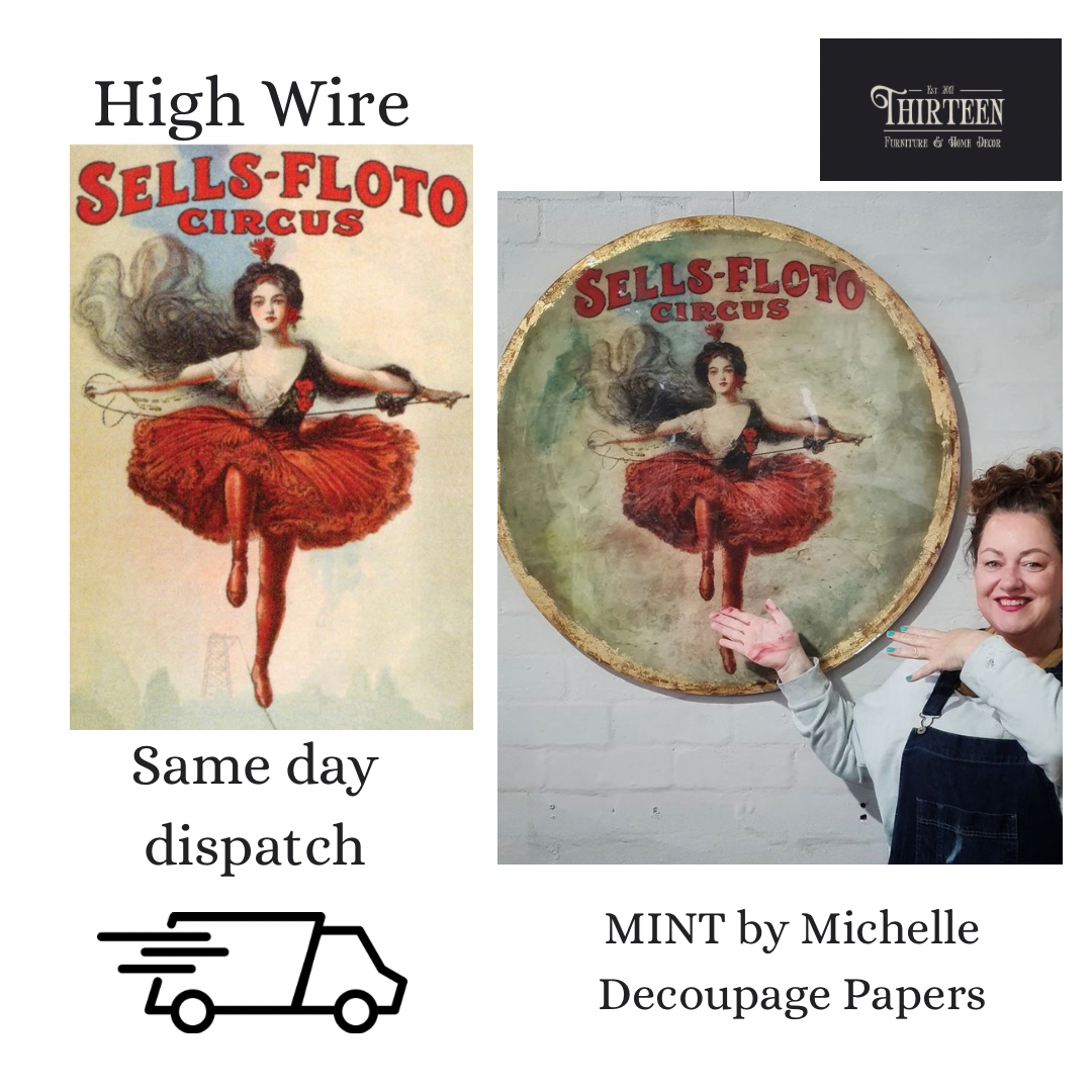 High Wire - MINT By Michelle Decoupage Paper for Furniture