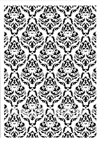 Victorian Wallpaper Stencil | 21cms x 30cms | Posh Chalk