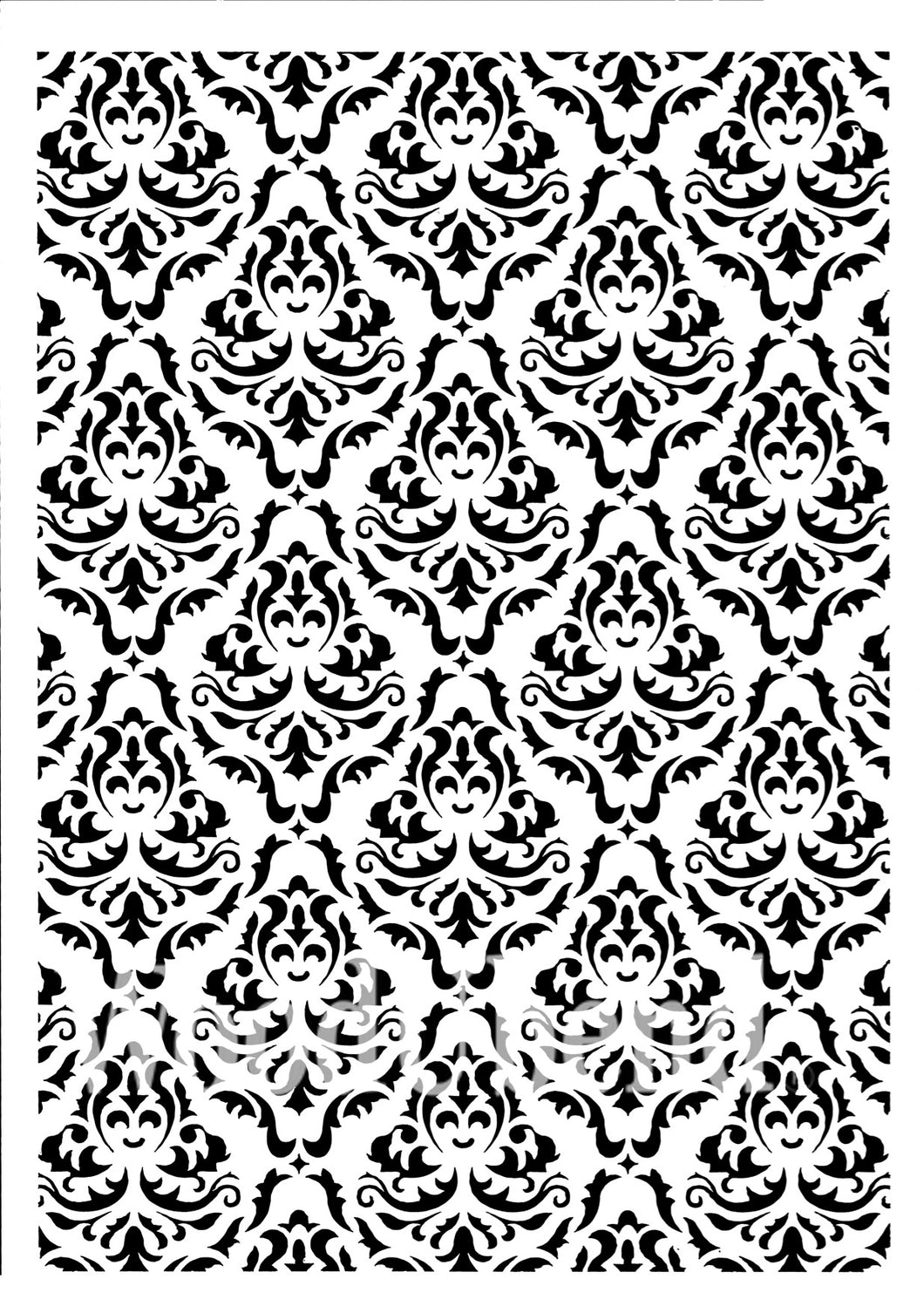 Victorian Wallpaper Stencil | 21cms x 30cms | Posh Chalk