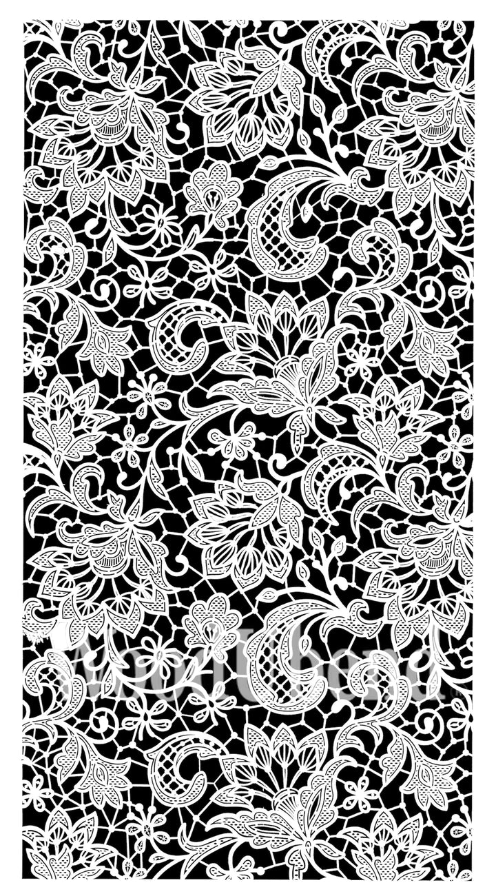 Sollys Lace Stencil | 40cms x 70cms | Posh Chalk