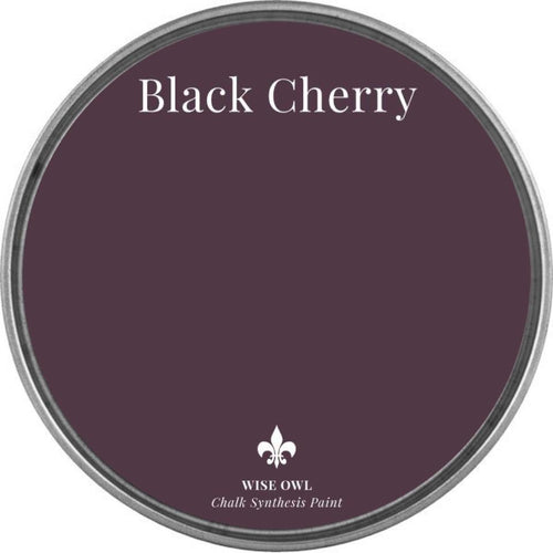 Black Cherry, Dark Jewelled Purple -Wise Owl Chalk Synthesis Paint