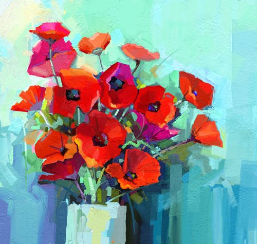 POPPIES Decoupage Paper | MINT by Michelle | Decoupage Papers for Furniture