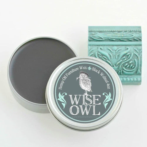 Black Walnut Hemp Oil Wax | Natural Furniture Wax | Wise Owl Paint