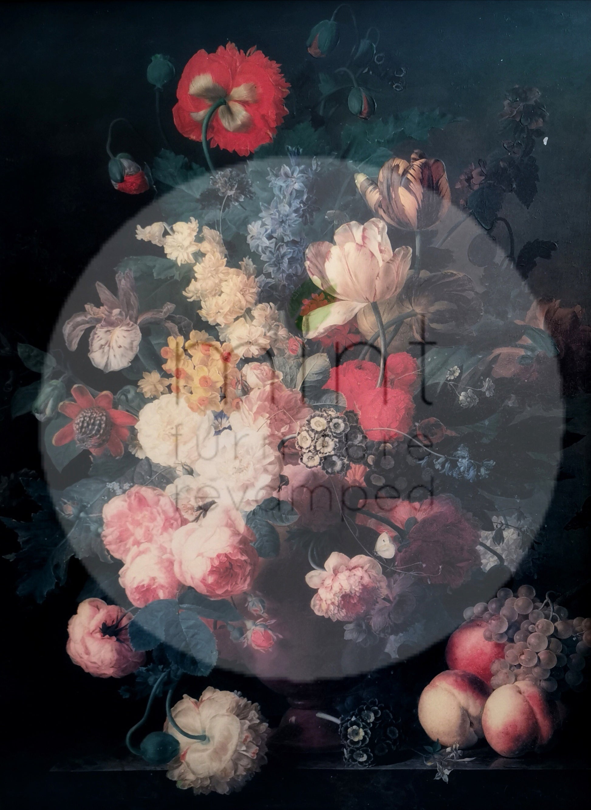 RENAISSANCE FLOWERS Decoupage Paper | MINT by Michelle | Decoupage Papers for Furniture