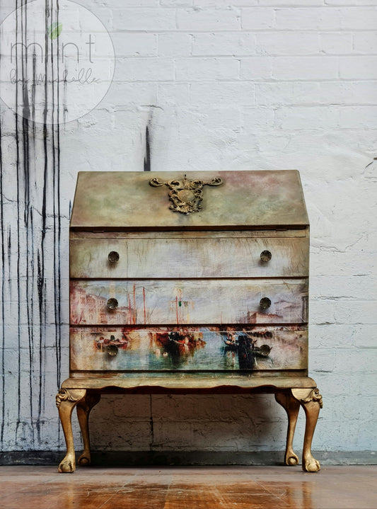 VENICE | MINT by Michelle | Decoupage Paper for Furniture