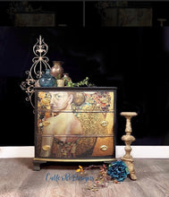Load image into Gallery viewer, Beautiful Gold Lady Decoupage Paper, MINT By Michelle , Decoupage Papers for Furniture