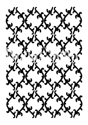 Mystery Thorns Stencil | 21cms x 30cms | Posh Chalk