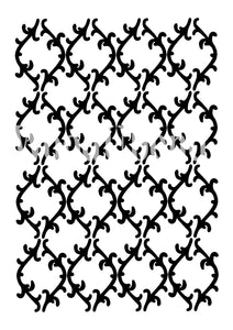 Mystery Thorns Stencil | 21cms x 30cms | Posh Chalk