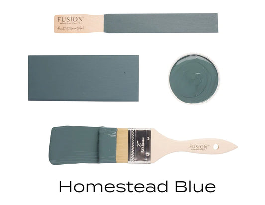 Homestead Blue, Mid-Blue Furniture Paint - Fusion Mineral Paint
