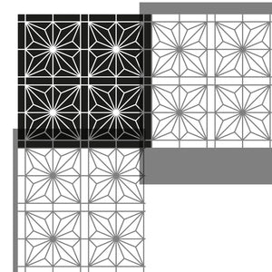 Diamond Tiles Stencil - Stencil Up