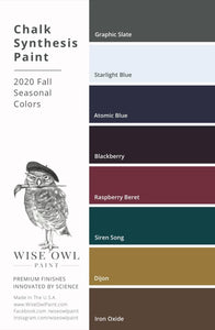 STARLIGHT BLUE | Light French Blue | Wise Owl Chalk Synthesis Paint