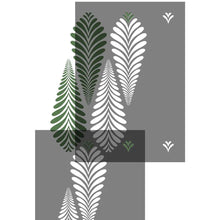 Load image into Gallery viewer, Deco Leaves Stencil - Stencil Up