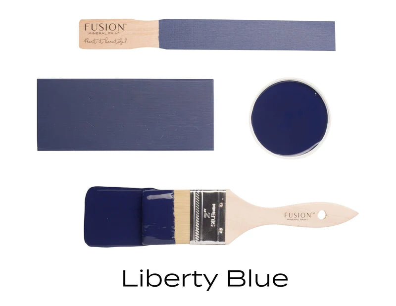 Liberty Blue, Bright Blue Furniture Paint - Fusion Mineral Paint