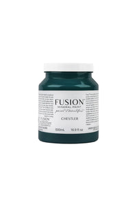 Chestler, Dark Blue/Green Furniture Paint, Fusion Mineral Paint