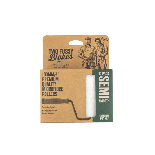 Semi Smooth Mini Roller Sleeve | 10 Pack | Two Fussy Blokes