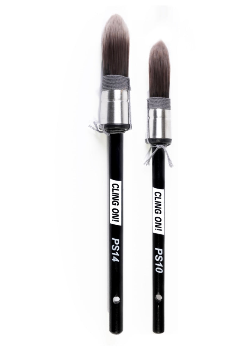 Cling On! Pointy Brushes - Furniture Painting Brushes