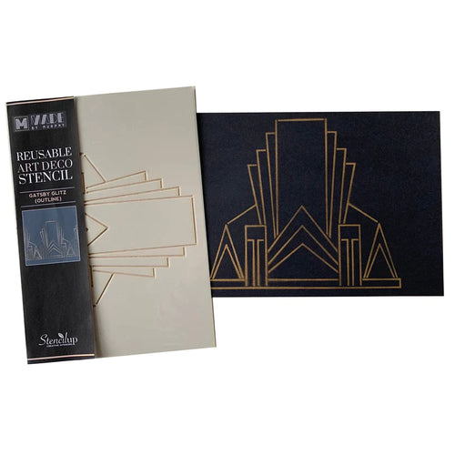 Gatsby Stencil, Art Deco Stencil, Gatsby Glitz Stencil