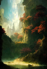 Load image into Gallery viewer, Fantasy Forest Decoupage Paper, MINT by Michelle Decoupage Paper for Furniture
