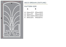 Load image into Gallery viewer, Deco Dreams (Outline), Furniture Stencil, Stencil Up