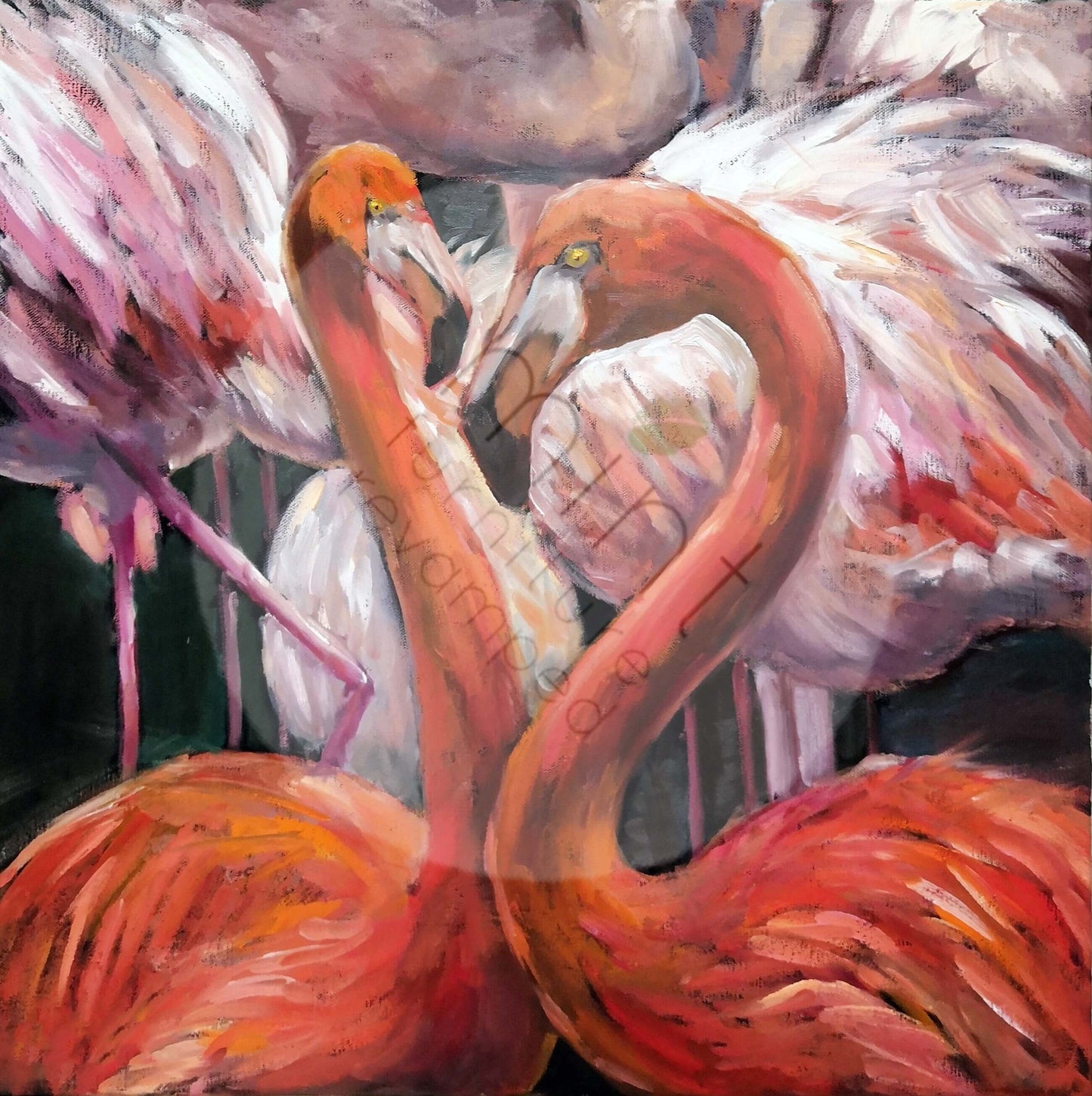 FLAMINGO Decoupage Paper | MINT by Michelle | Decoupage Paper for Furniture