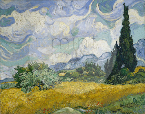 WHEATFIELDS & CYPRESSES Decoupage Paper | MINT By Michelle | Decoupage Papers for Furniture