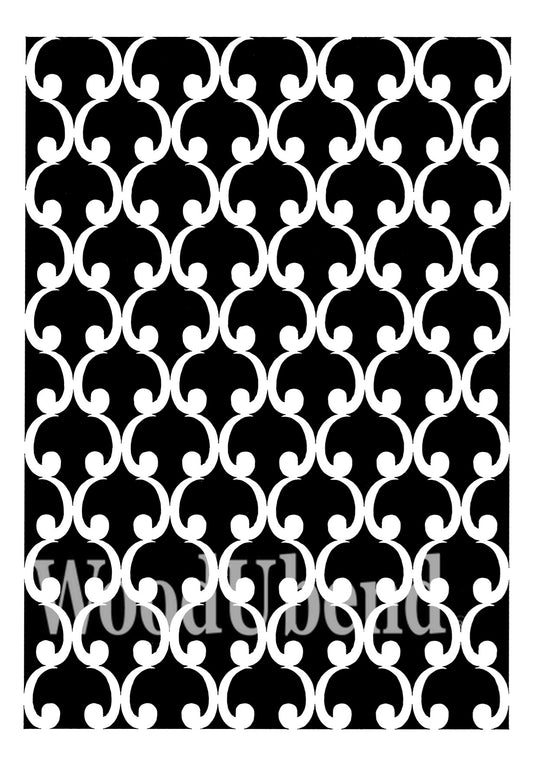 Turkish Delight Stencil | 21cms x 30cms | Posh Chalk