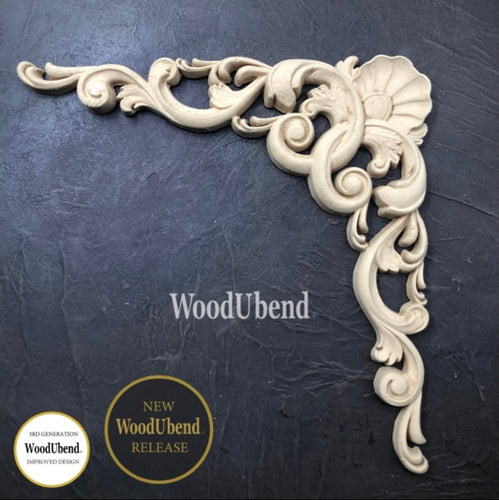 Pediment | WoodUbend 6069 | 29cms x 29cms | Pack of Two