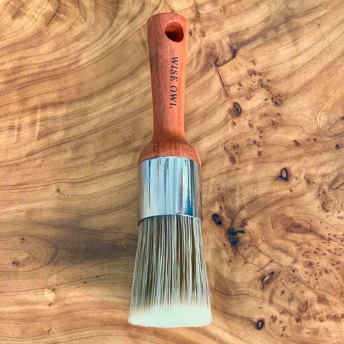 Round Wax, 1.5 inch - Wise Owl Premium Wax Brush