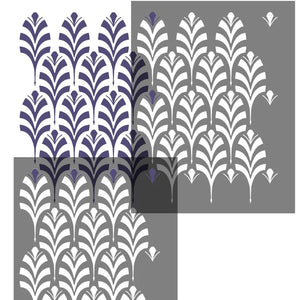 Deco Chevrons Stencil, Furniture Stencil, Stencil Up