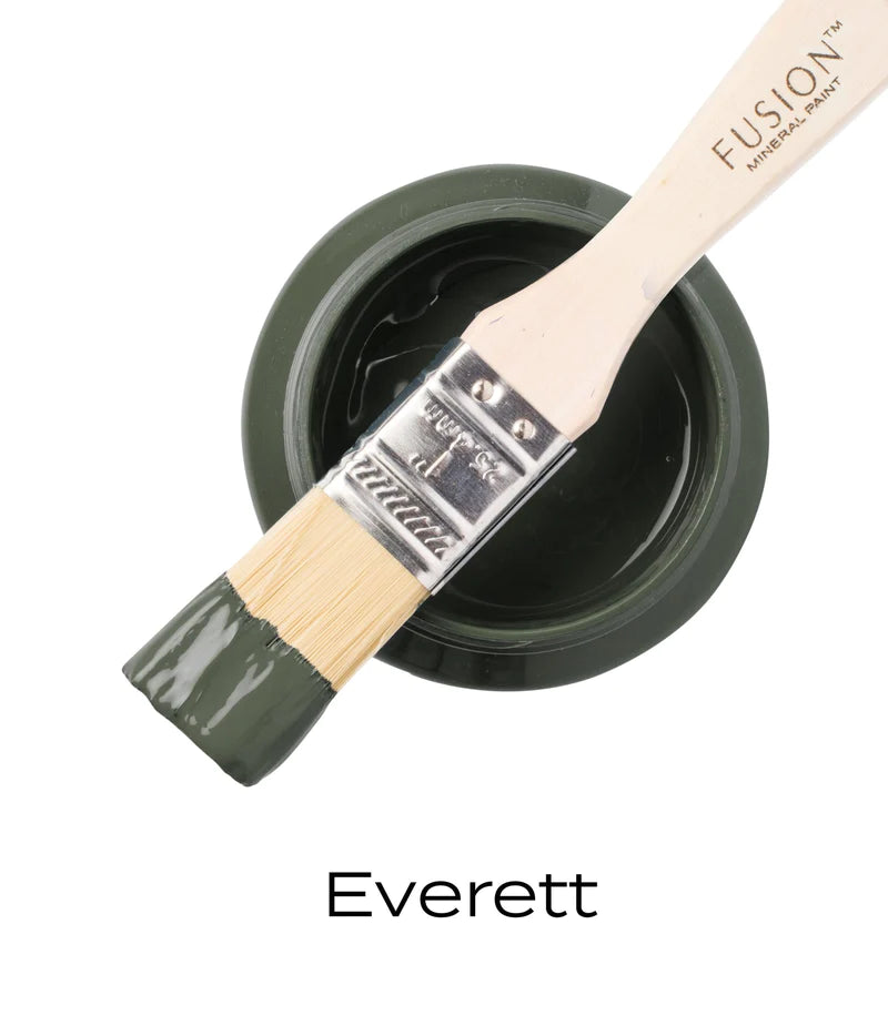 Everett, Aged Olive Green Furniture Paint, Fusion Mineral Paint