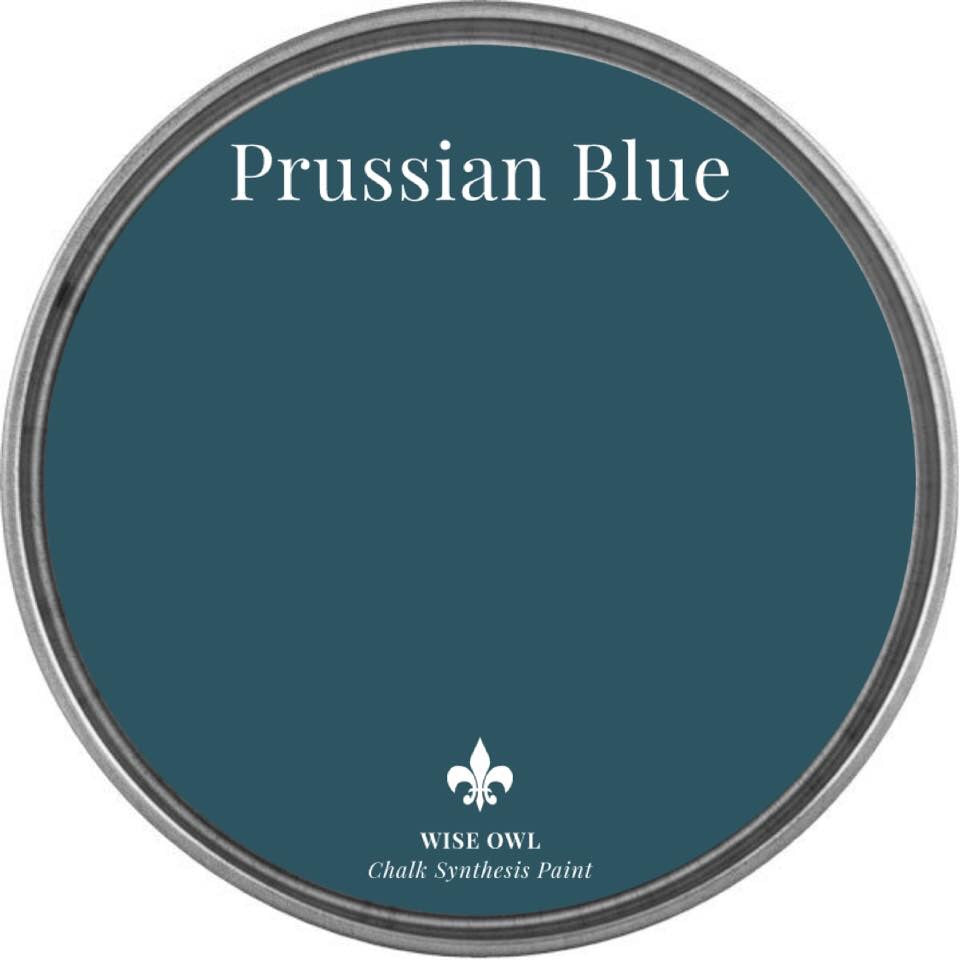 PRUSSIAN BLUE | Rich Deep Blue Green  | Wise Owl Chalk Synthesis Paint