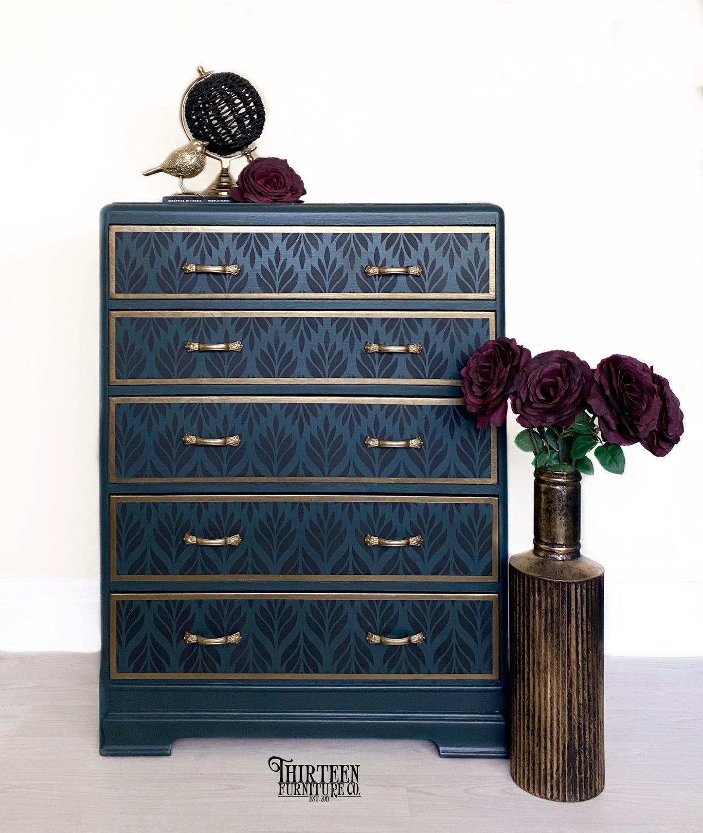 Evergreen Stencil | 50cms x 50cms | Posh Chalk