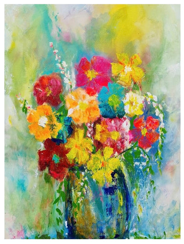 Karen’s Technicolour Bouquet - MINT By Michelle Decoupage Paper for Furniture