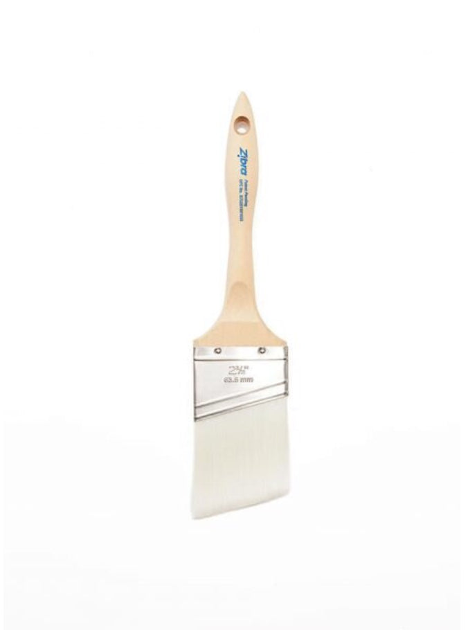 2.5inch Angled Brush, On Trim & Flat Surfaces, ZIBRA Paint Brushes